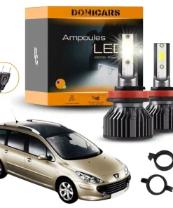 Pack Ampoules LED H7 Peugeot 207 SW (2007 à 2013) - Kit LED Feux de croisement