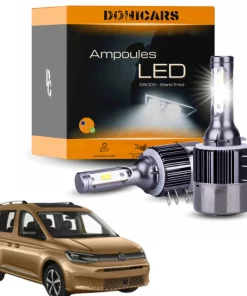 Pack Ampoules LED H15 Volkswagen Caddy V (2020 à 2023) - Kit LED Feux de Route